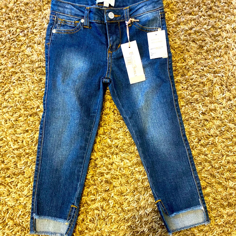 4T Girls BCBG Step Hem Jeans